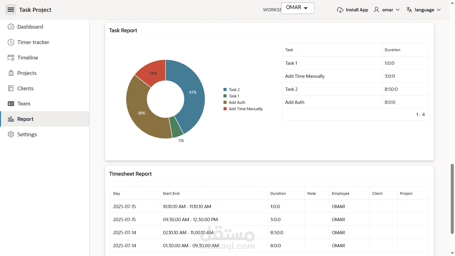 TimeLog Manager